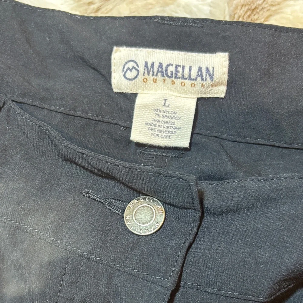 Women’s Hiking Pants, Magellan, Black, Large, straight leg